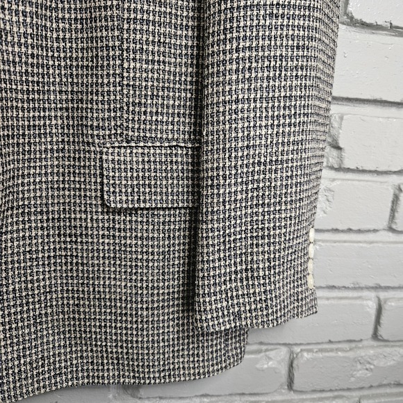 Savile Row Mens Blazer 46R Brown Sport Coat Jacket Soft Tweed Plaid - Picture 3 of 13